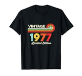 Vintage 1977 Birthday Limited Edition Men Women Born in 1977 T-Shirt