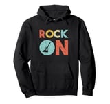 Classic Rock & Roll Music Fan Lover Rock On Pullover Hoodie