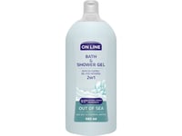 On Line 2-In-1 Bath Gel And Liquid Out Of Sea 980Ml