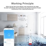 WiFi Water Leak Detector Sensor Leakage Overflow Flood Level Home Alarm Alert