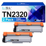 LxTek Compatible Toner Cartridge Replacement for Brother TN2320 TN2310 TN-2320 for Brother MFC-L2700DN HL-L2300D HL-L2360DN HL-L2340DW DCP-L2500D DCP-L2520DW DCP-L2540DN MFC-L2720DW (Black,2-Pack)