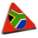 Triangle MDF Magnets - South Africa Pretoria Flag #9121