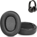 Coussinets de Rechange compatibles avec Le Casque Audio-Technica ATH SR50BT Bluetooth Over-Ear,avec Coussinets en Cuir protéiné Doux et en Mousse à mémoire de Forme.(Q1037)