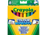 Crayola 03-8223, 8 Färger, Svart, Blå, Brun, Grön, Orange, Rosa, Röd, Gul, Rund, Vuxna &Amp  Barn, Ce, 3 År