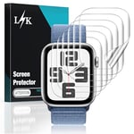 LϟK 6 Pièces Protection Écran pour Apple Watch 44mm Series 6 5 4 Se - sans Bulles Haute Définition Qualité Supérieure Transparent Doux TPU Film Protection