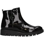 Bottines enfant Unisa  OTACO PA BLACK Beatles Enfant Noir