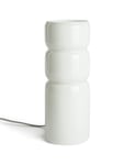 Habitat Parr Glass Column Table Lamp - White