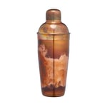 BarCraft Luxury Stainless Steel Cocktail Shaker, 700 ml (1.25 pts) - Iridescent Copper Finish