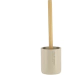 Tendance - Brosse wc polyresine - beige bambou