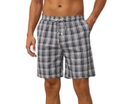 Nieery Bas de Pyjama Homme Short Pyjama Homme Pantalon Pyjama avec des poches Vêtements de nuit Short à carreaux en coton pour la maison Pantalon de Pyjama Court