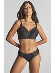 Panache Rocha Black Non Wired Bra - Black, Black, Size 32J, Women