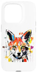 iPhone 15 Pro Colorful Fox Head Pop Art Painting Case