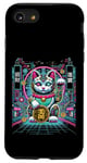 iPhone SE (2020) / 7 / 8 Cyberpunk Maneki Neko, Tech Fortune Cat, Lucky Money Cat Case