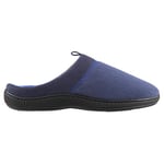 isotoner Pantoufles à enfiler Microterry Jared pour homme, Microterry Bleu marine, 41/42 EU