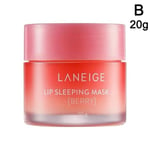 LANEIGE Lip Sleeping Mask EX Berry Lip Care Fuktbehandling rosaB 20g