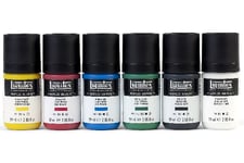 Lqx Acrylic Gouache 6X59ml Set Primaries