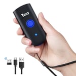 Tera Bluetooth Lecteurs de Code Barre sans Fil 2.4GHz USB 3-en-1 Portable 1D ...