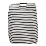 House Doctor - Stripes vaskepose 40 cm svart/hvit