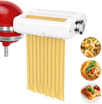 Pasta Maker Attachment 3 in 1 Set for KitchenAid Stand Mixers, Included... 