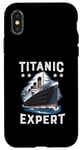 Coque pour iPhone X/XS Titanic Expert – White Starline RMS Titanic Garçons Filles