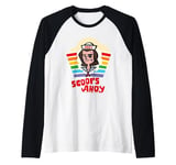 Stranger Things Scoops Ahoy Steve Harrington Rainbow Pride Raglan Baseball Tee