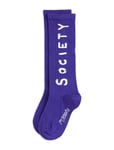 Mini Rodini Society Knee-High Socks Lila