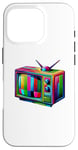 iPhone 16 Pro Vintage Television TV Retro 70s 80s Case