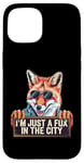 Coque pour iPhone 15 I'm Just a Fox in the City Design Cool Urban Design