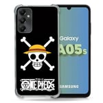 Cokitec Reinforced Case for Samsung Galaxy A05S Manga One Piece Skull Design