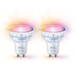 WiFi Smart LED GU10 50W 345lm Färg + Varm-kallvit 2-pack