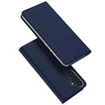 DUX DUCIS Skin Pro Faux Leather Flip Case for Samsung Galaxy S24+ (Plus) - Blue