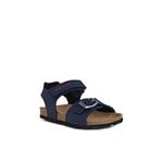 Geox Bébé Garçon B Sandal Chalki Boy Sandales, Navy/Dk Red, 27 EU