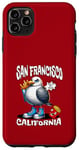 Coque pour iPhone 11 Pro Max San Francisco California Seagull French Fries Souvenir drôle