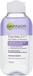 Garnier Skin Naturals 2in1 Eye Make Up Remover 125 ml, Suitable For Waterproof,