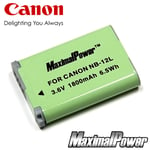 Genuine Digital Camera Battery 1910mAh NB-12L NB12L for Canon LEGRIA mini X