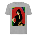 T-Shirt Homme Col Rond Amy Winehouse Star Pop Blues Rock Star