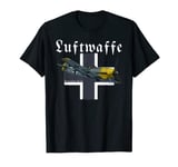 German Warbird I Messerschmitt BF-109 I WW2 Airplanes T-Shirt