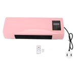 (Us Standard 110V) Pink Cold And Warm Dual-Purpose Mobile Hot Air Fan Bathroo