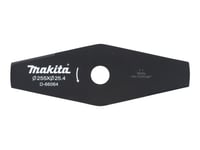 Makita - Brush Cutter Blade - For Weeds, Dry Grass - 255 Mm - 2 Tenner - For Makita Dur368az, Dur368lz, Ur006gz02, Ur007gz01, Ur012gz02, Ur201cz