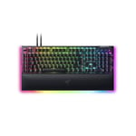 Razer BlackWidow V4 Pro Mechanical Gaming keyboard Green Switch Black (RZ03-0468