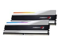 G.Skill Trident Z5 Rgb - Ddr5 - Sats - 32 Gb: 2 X 16 Gb - Dimm 288-Pin - 6000 Mhz / Pc5-48000 - Cl40 - 1.35 V - Ej Buffrad - Icke Ecc - Silver-Metallic