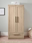 Mamas & Papas Mamas &amp; Papas Atlas Wardrobe, Light Oak