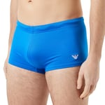 Emporio Armani Men's Essential Eagle Logo Swim Trunk, Royal Blue, 54