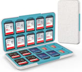 Rangement Carte mémoire pour Carte SD et Carte Micro SD,Etui Carte SD SDHC SDXC avec 20 emplacements pour Cartes SD et 20 emplacements pour Cartes Micro SD(Q514)