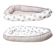 KOSPU Nid Bébé Multifonctionnel Cocoon Baby Baby Baby Cocoon Bumper Lit de Voyage 100% Coton Anti-Allergique 52-H4CF-AA7K Taille Unique Multicolore