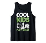 Chess Cool Kids Play Chess Figures Tank Top