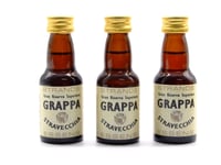 3 x Grappa 25ml - Sans Alcool, Essence pour Vodka, Arôme de Vodka