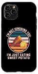 Coque pour iPhone 11 Pro Retro I'm Not Ignoring You I'm Just Eating Sweet Patate