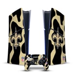 NFL NEW ORLEANS SAINTS VINYL SKIN PS5 SLIM DIGITAL EDITION CONSOLE & CONTROLLER