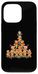 Coque pour iPhone 13 Pro Jolly Gingerbread Christmas Tree Tee Gingerbread T-shirt pour femme